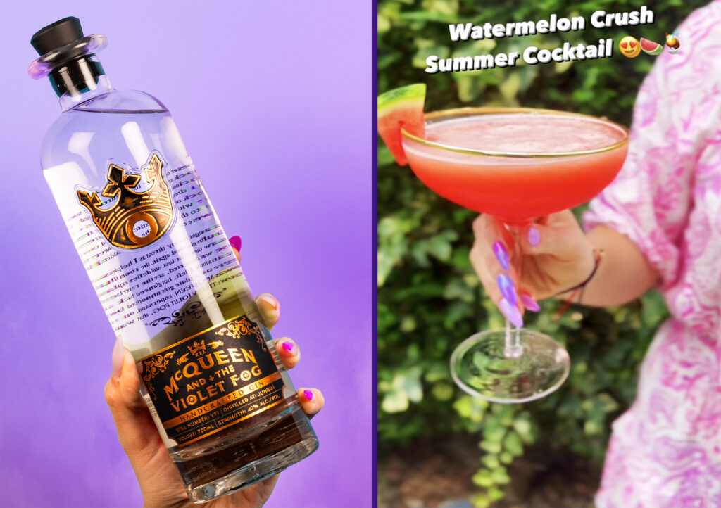 McQueen and the Violet Fog Watermelon Crush Cocktail