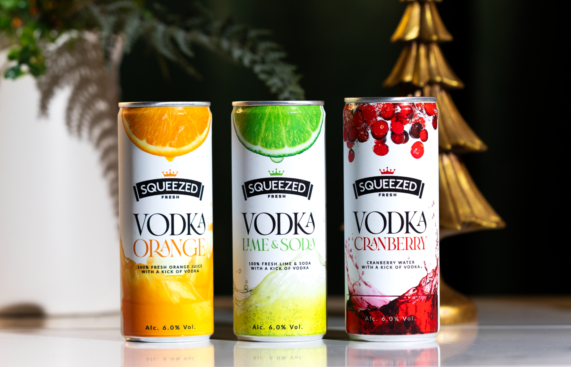 Introducing Squeezed The New Premium Premixed Vodkas made with Fresh Juice